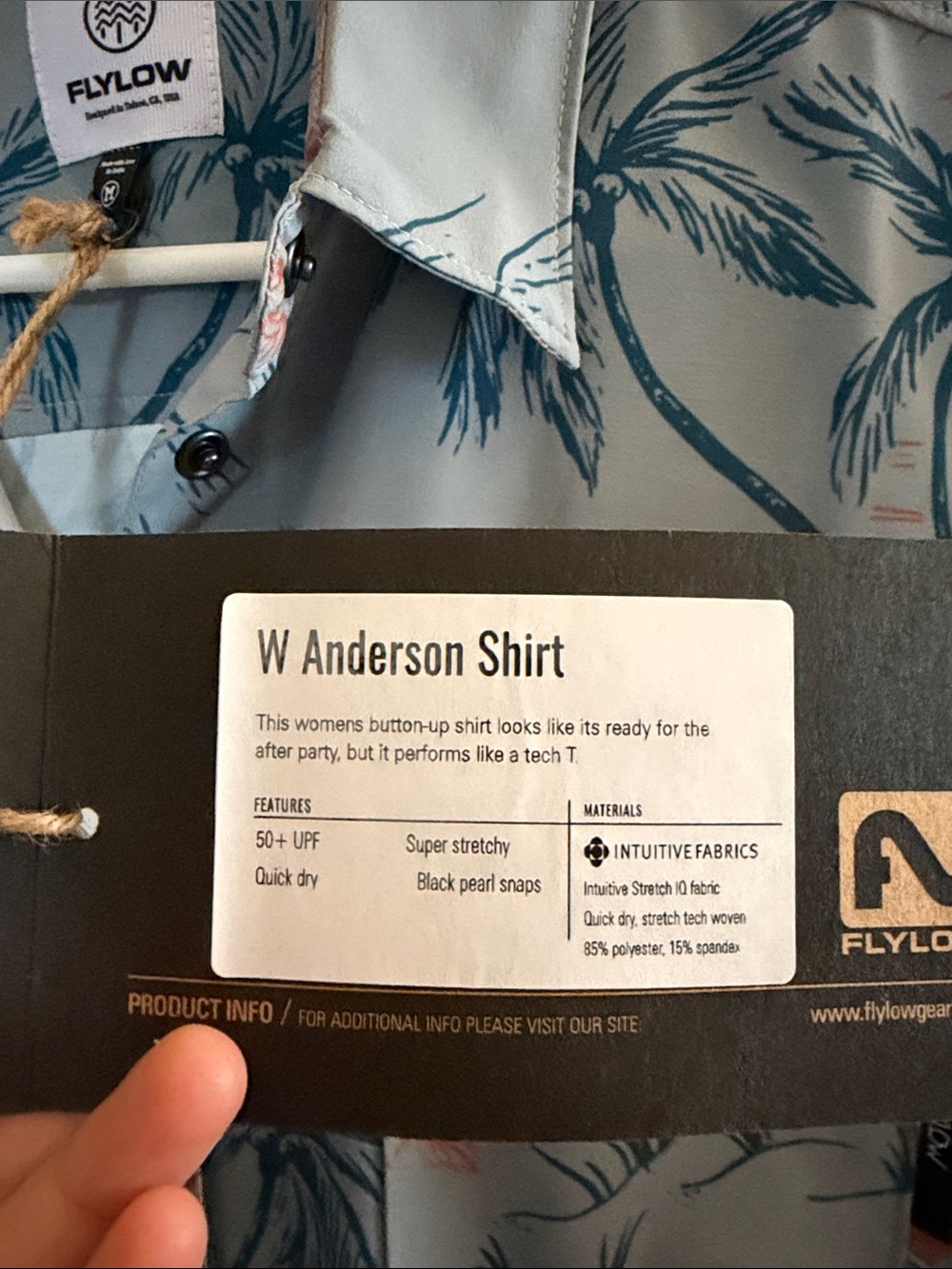Women’s Anderson Bike Shirt by Flylow in medium - Picture 5 of 5